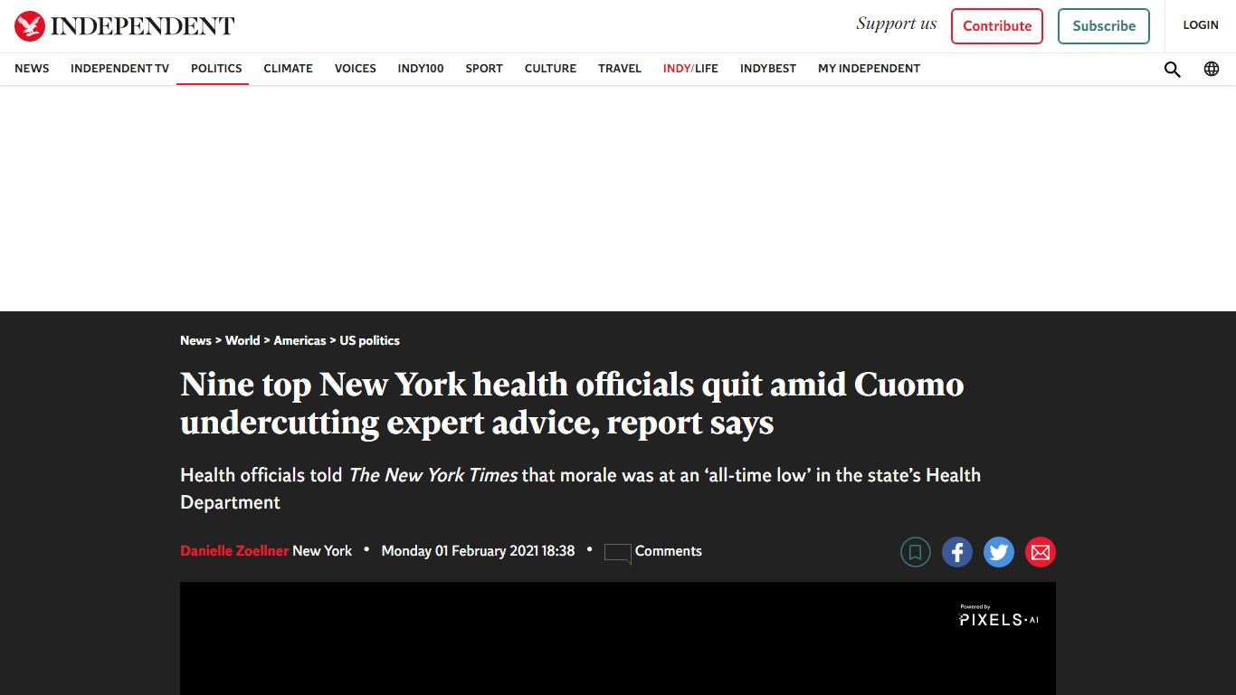 Nine top New York health officials quit amid Cuomo undercutting ...